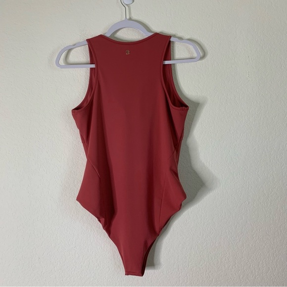 Buff bunny Womens Laguna Ribbed front zip padded one piece swimsuit L - Picture 5 of 8